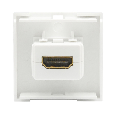 Donel Розетка HDMI, 2мод., бел. (45х45мм), серия (тип) DEC