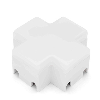 09-29 Крестовой коннектор для соединения модульных светодиодных светильников, 1.2Вт, 4000К (для арт. 07-09, 07-13, 07-14) Apeyron