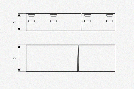 Лоток глухой ЛМГ 600х80х3000 УХЛ1, оцинкованный лист S1,5