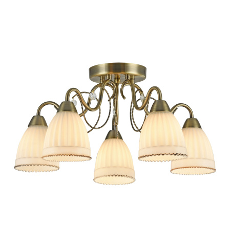 Потолочный светильник 5*E14 40Вт Бронза IP20 Letizia FR2757-PL-05-BZ Freya