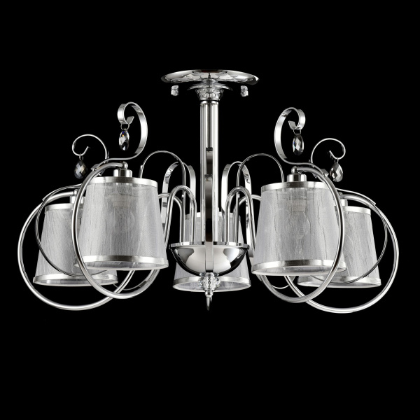 Потолочный светильник 5*E14 40Вт Хром IP20 Simone FR2020-CL-05-CH Freya