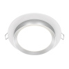 Встраиваемый светильник 1*GX53 15Вт Белый с Серебром IP20 Downlight DL086-GX53-RD-WS Technical Maytoni