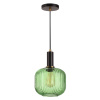 Подвес E27 1*60W 220V MERLIN черный,зеленый LUMION