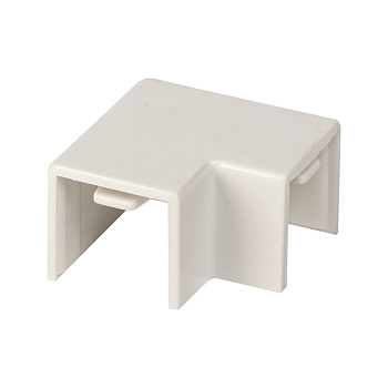 Поворот 90 гр, (16х16) (4 шт) белый EKF-Plast