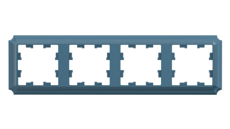 ATLASDESIGN ANTIQUE 4-постовая РАМКА, универсальная, ИЗУМРУД Schneider Electric