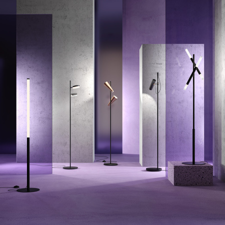 Напольный светильник (торшер) 4*G9 25Вт Черный IP20 Vigo MOD070FL-02B Maytoni