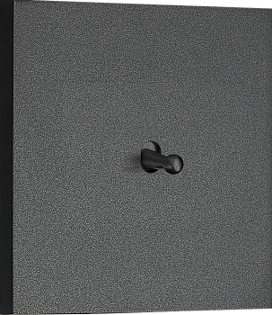 Donel N96 Переключатель на 1 тумблер, Каплевидный, 10AX 250V, Черный, серия DT