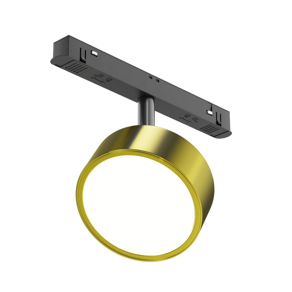 Трековый светильник LED 18Вт Черный и Латунь IP20 Magnetic track system Exility TR040-4-18W3K-DS-BBS Technical Maytoni