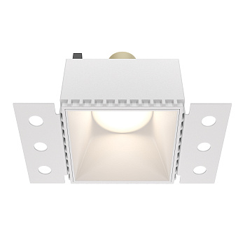 Встраиваемый светильник 1*GU10 20Вт Белый IP20 Downlight DL051-01-GU10-SQ-W Technical Maytoni