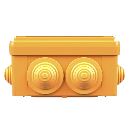 Коробка пластиковая FS с кабельными вводами и клеммниками, IP55, 100х100х50 мм, 6р, 450V, 6A, 4 мм2 DKC