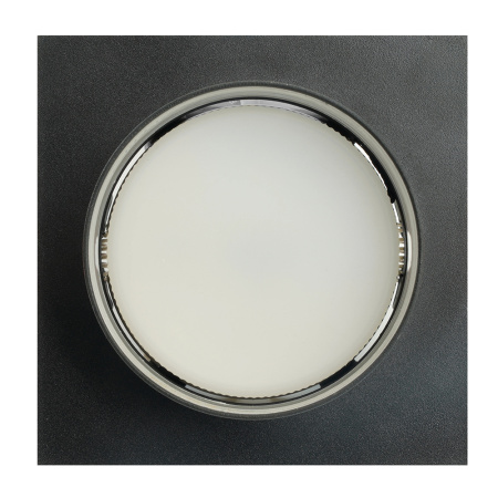 Светильник потолочный встраиваемый, 15W 230V GX53, черный, квадрат, без лампы, DL503 LUNA Feron