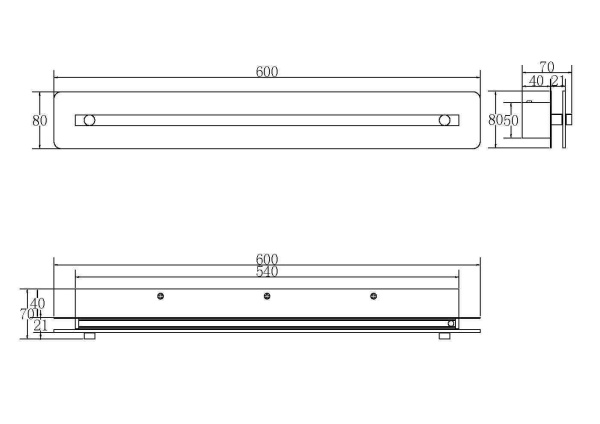 Настенный светильник (бра) LED 17Вт Золото IP20 Maya P091WL-L13G3K Maytoni