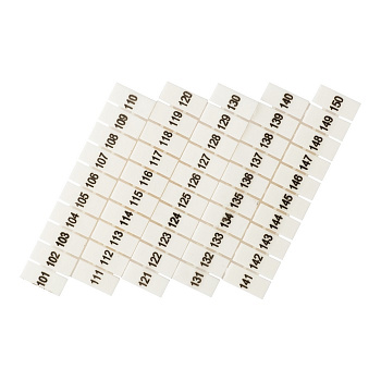 Маркеры для JXB-ST 6 с нумерацией 100-150 (100 шт) PROxima EKF