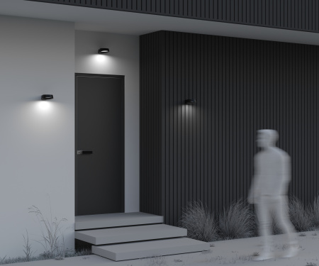 Настенный светильник (бра) 12Вт 3000К Графит IP54 Share O443WL-L12GF3K Outdoor Maytoni