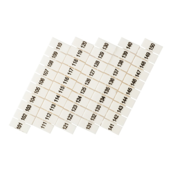 Маркеры для JXB-ST 6 с нумерацией 100-150 (100 шт) PROxima EKF