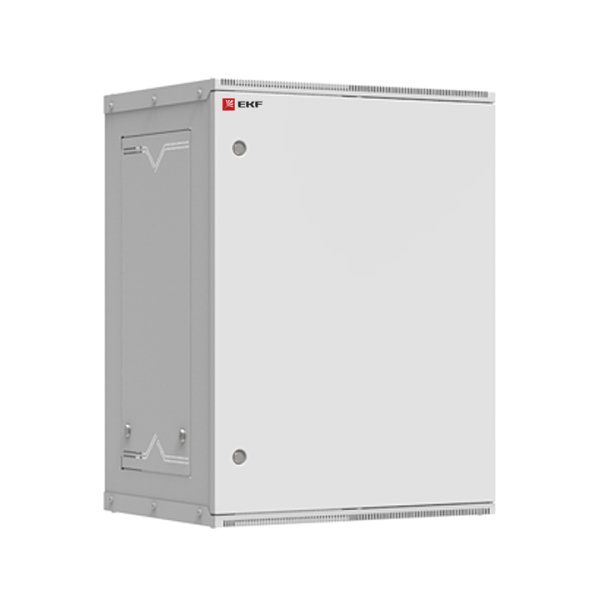 Шкаф телекоммуникационный настенный разборный 15U (600х450) дверь металл, Astra серия PROxima EKF