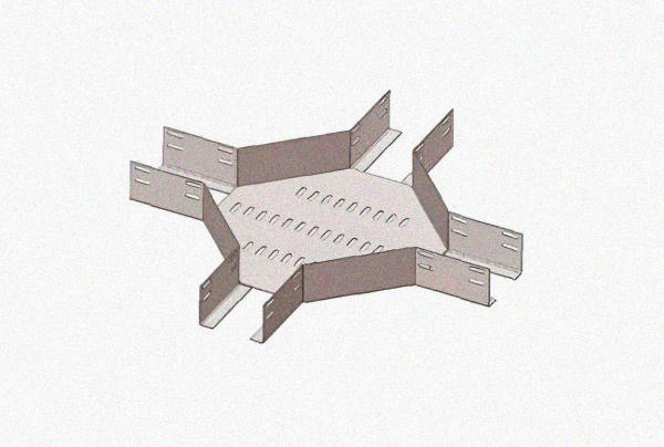 Лоток крестообразный глухой КМГ 50х50 У3, окрашенный, S1,0