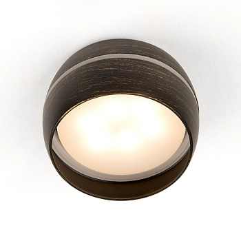 Спот GWL-GX53-M-IP20 Чаша Черненое Золото с боковым рассеивателем General