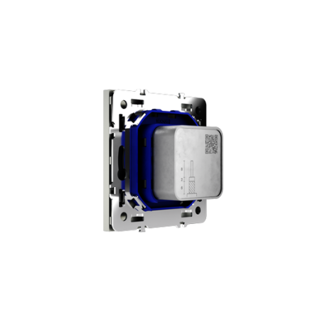 Розетка телевизионная встраиваемая Voltum S70 оконечная TV+SAT, (сталь)