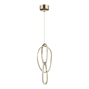 Подвес LED 32W 4000K 4875/32L SPACE золотой/акрил ODEON LIGHT