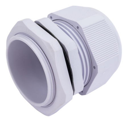 Сальник PG36 диаметр проводника 22-32 мм STEKKER, IP54, серый (DIY упаковка 1 шт)