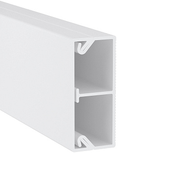 TMC 40/2x17 Миниканал с перегородкой белый (розница 8 м в пакете, 10 пакетов в коробке) DKC