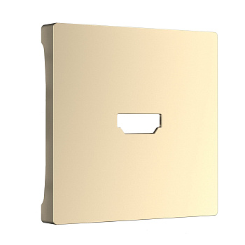 Накладка для розетки HDMI (шампань) СУ IP20 Werkel