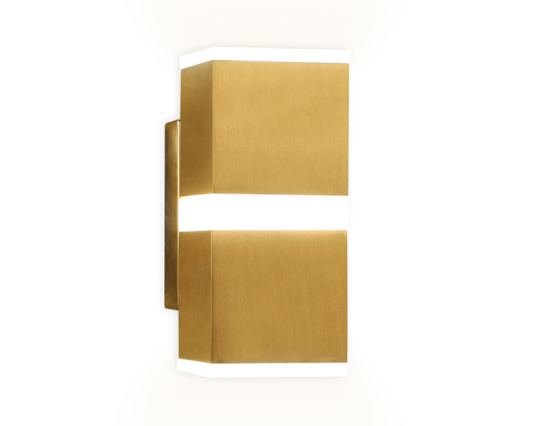 Настенный светодиодный светильник с акрилом FW191 SGD золото песок LED 4200K 12W 140*60*80 Ambrella Light
