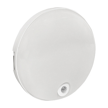 Светильник светодиодный ЖКХ круг ДПО-2100 с инфракрасным датчиком движения 12Вт 4000K IP65 PROxima EKF