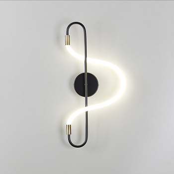 Настенный св-к IP20 LED 12W 720Лм 4000K KEYS черный/античная бронза ODEON LIGHT