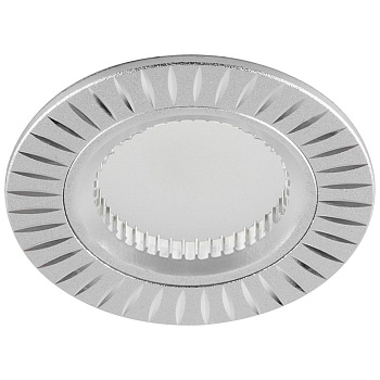 Светильник встраиваемый Feron GS-M394 потолочный MR16 G5.3 серебристый