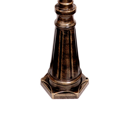 Светильник садово-парковый Feron PL638 столб 3*60W 230V E27, черное золото