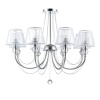 Люстра 8*E14 40Вт Хром IP20 Beverly FR5661-PL-08-CH Freya