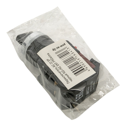 Переключатель АС-22 2P черный NO+NC PROxima EKF