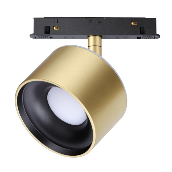 Трек.св-к для низков.шин.с перекл.цв.темп.IP20 LED 3000К/4000К/6000К 12W вниз+3W бронз NOVOTECH