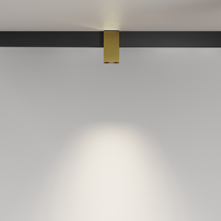Трековый светильник LED 7Вт Латунь IP20 Magnetic track system Exility TR121-2-7W4K-BS Technical Maytoni