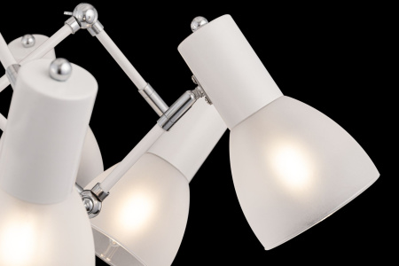 Люстра 8*E14 40Вт Белый и Хром IP20 Avery FR5080PL-08W Freya