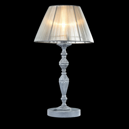 Настольная лампа 1*E14 40Вт Серый IP20 Monsoon ARM154-TL-01-S Maytoni