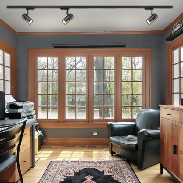 Св-к трековый однофазный IP20 GU10 50W 220V PIPE черный B NOVOTECH