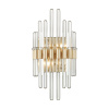 Бра E14 2*40W STIKA золотой/стекло ODEON LIGHT