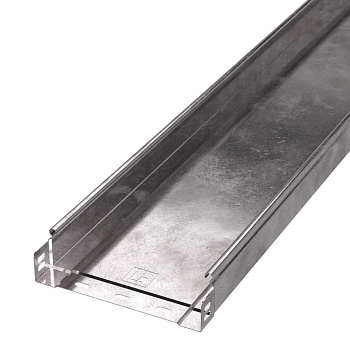 Лоток неперфорированный Стандарт 200х50х3000 (0,8 мм) (6 м/уп) Промрукав