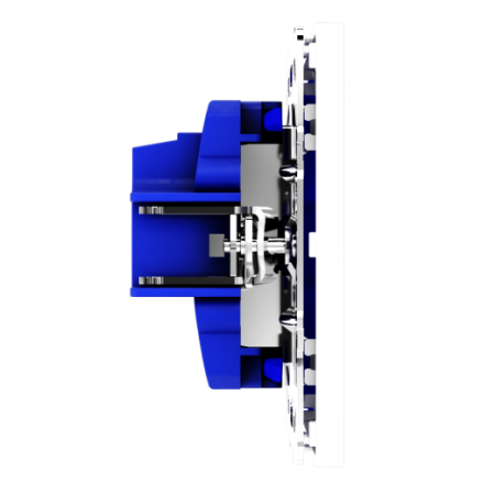 Подсветка светодиодная встраиваемая Voltum S70, (белый глянцевый)