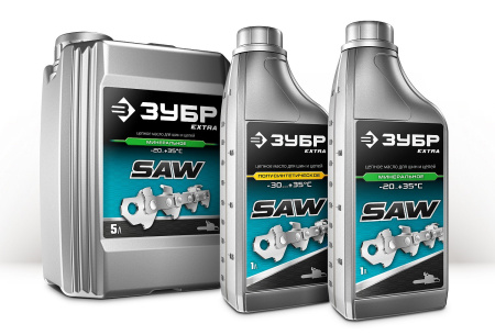 EXTRA цепное полусинтетическое масло для бензо и электропил, 1 л ЗУБР