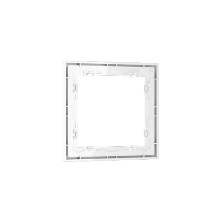 Рамка пластиковая Voltum S70 на 1 пост, (белый глянцевый)