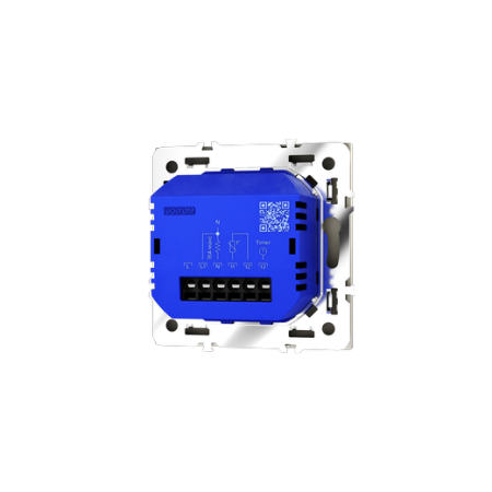 Терморегулятор электронный Voltum S70 с индикацией и датчиком, для теплого пола, (шелк)