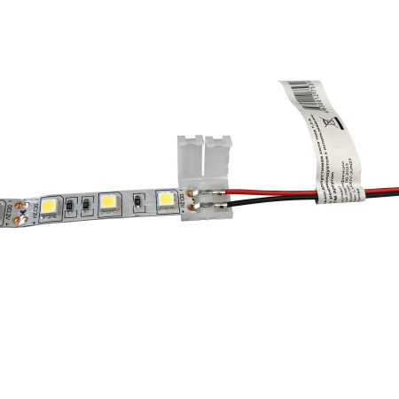09-02 Коннектор для подключения ленты 10мм (5050 моно, 2835), провод 150мм Apeyron