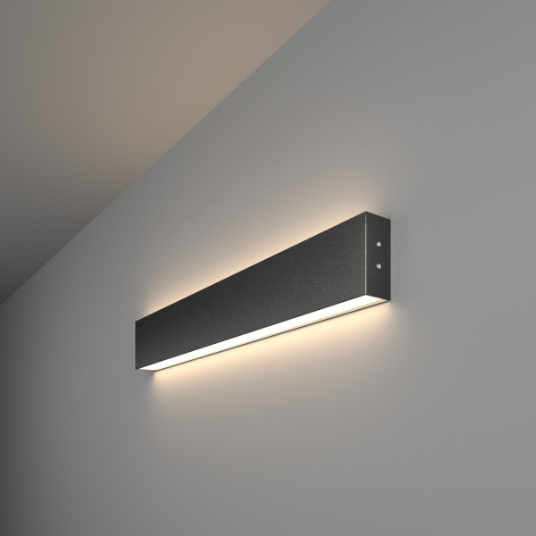 Линейный светодиодный накладной двусторонний светильник 20Вт 4200К черный IP20 (a042924) Elektrostandard Pro