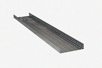 Лоток глухой ЛМГ 500х100х2000 У3, окрашенный, S1,5