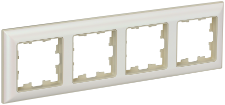 BRITE Рамка 4-мест. РУ-4-Бр беж./жемч. IEK BRITE Рамка 4-мест. РУ-4-Бр беж./жемч. IEK