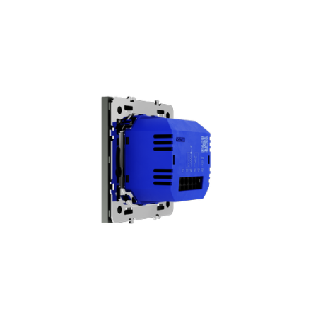 Терморегулятор электронный Voltum S70 с индикацией и датчиком, для теплого пола, (титан)